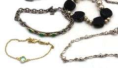 Group lot of Vintage 925 sterling silver bracelets