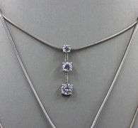 Group lot of 3 Vintage 925 sterling silver necklaces