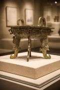 Heavy Verdigris Bronze Incense Burner Square Vessel