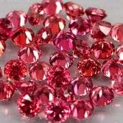 Exquisite 3.06ct set of rare pink Malaya Garnets