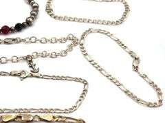 Group lot of 11 Vintage 925 sterling silver bracelets