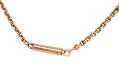 Strong 14K YG Estate Cable Link Necklace