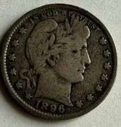 1896 O Barber Quarter