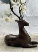 Elk Deer Bronze Sculpture