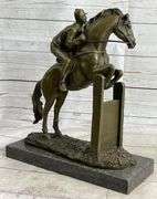 Jockey Bronze Sculpture