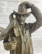 Western Cowboy Bronze Sculpture