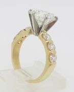 GIA Certified 4.02CTW Earth Mined Diamond Ring