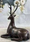 Elk Deer Bronze Sculpture