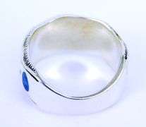 Carolyn Pollack Sterling Ring with Inlaid Gemstones, 5.5