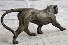 Animal Edition Leopard Bronze Sculpture