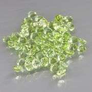 Dazzling 4.70ct untreated super clean apple green Peridot set