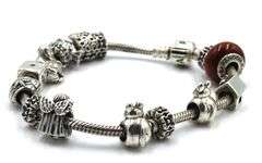 Pandora bracelet with 15 charms