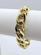 Gold Plate Curb Link Bracelet