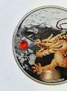 2015 Niue $2 Colorized Dragon, 1 Oz. Silver - See Description
