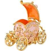 Jewelry Carriage Trinket with Rhinestones