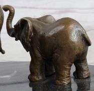 Mother and Child African Elephant Bronze Sculpture