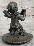 Baby Angel Jewelry Box Bronze Sculpture