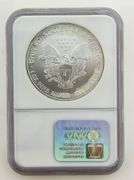 2003 American Silver Eagle, NGC MS69 Milkspots*