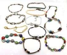 Group lot of Vintage 925 sterling silver bracelets