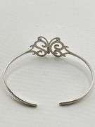 925 Sterling Silver Butterfly Cuff Bracelet