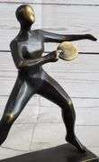 Ping Pong Sport Award Bronze Statue