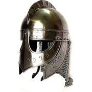 Full Metal Viking Wolf Medieval Helmet