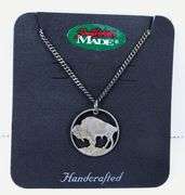 R. F. Price Artisan Cut-Out Buffalo Nickel Necklace