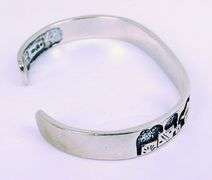 Carolyn Pollack Carved Sterling Silver Cuff Bracelet