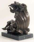 Venus on the Moon Bronze Sculpture