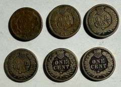 1859-1864 CN Indian Cents Complete
