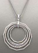 David Yurman Stax diamond pendant on chain