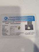 Certified Yellow Gold Lab Diamond Pendant