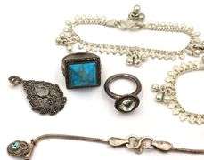 Big group lot of vintage 925 sterling silver mixed jewelry