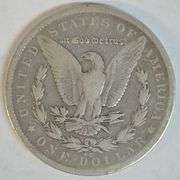 Rare key date 1879-CC Morgan Silver Dollar. Nice circ