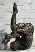 Yoga Exercise Bronze Sculpture