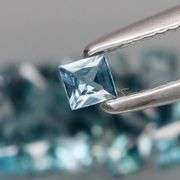 Eye catching 2.60ct washed denim blue Sapphire set