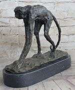 Monkey Animal Bronze Sculpture