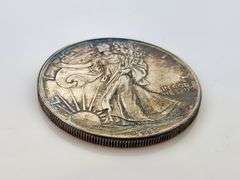 1992 Toned American Silver Eagle