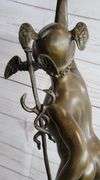 Roman Flying Mercury Bronze Figure