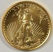 Superb Gem BU 1998 $5 American Gold Eagle coin