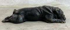 Sweet Little Bulldog Bronze Sculpture