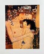Collectible Limited Edition Gustav Klimt, Mother and Child