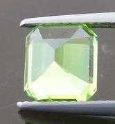 High end 3.11ct apple green untreated Peridot