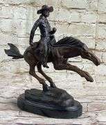 Cowboy Horse Bronze Sculpture
