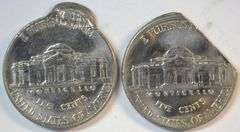 2 Different Interesting Jefferson Nickels errors in Gem BU