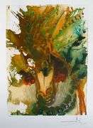Pencil Numbered Salvador Dali, Bucephale