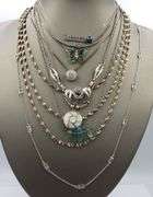 Group lot of 9 vintage 925 sterling silver necklaces