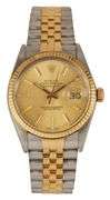 Rolex Datejust 16013, 36mm, Champagne Dial, Two-Tone in 18K Men’s Watch