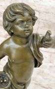 Delightful Boy Bronze Statue