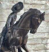 Cowboy Bronze Sculpture